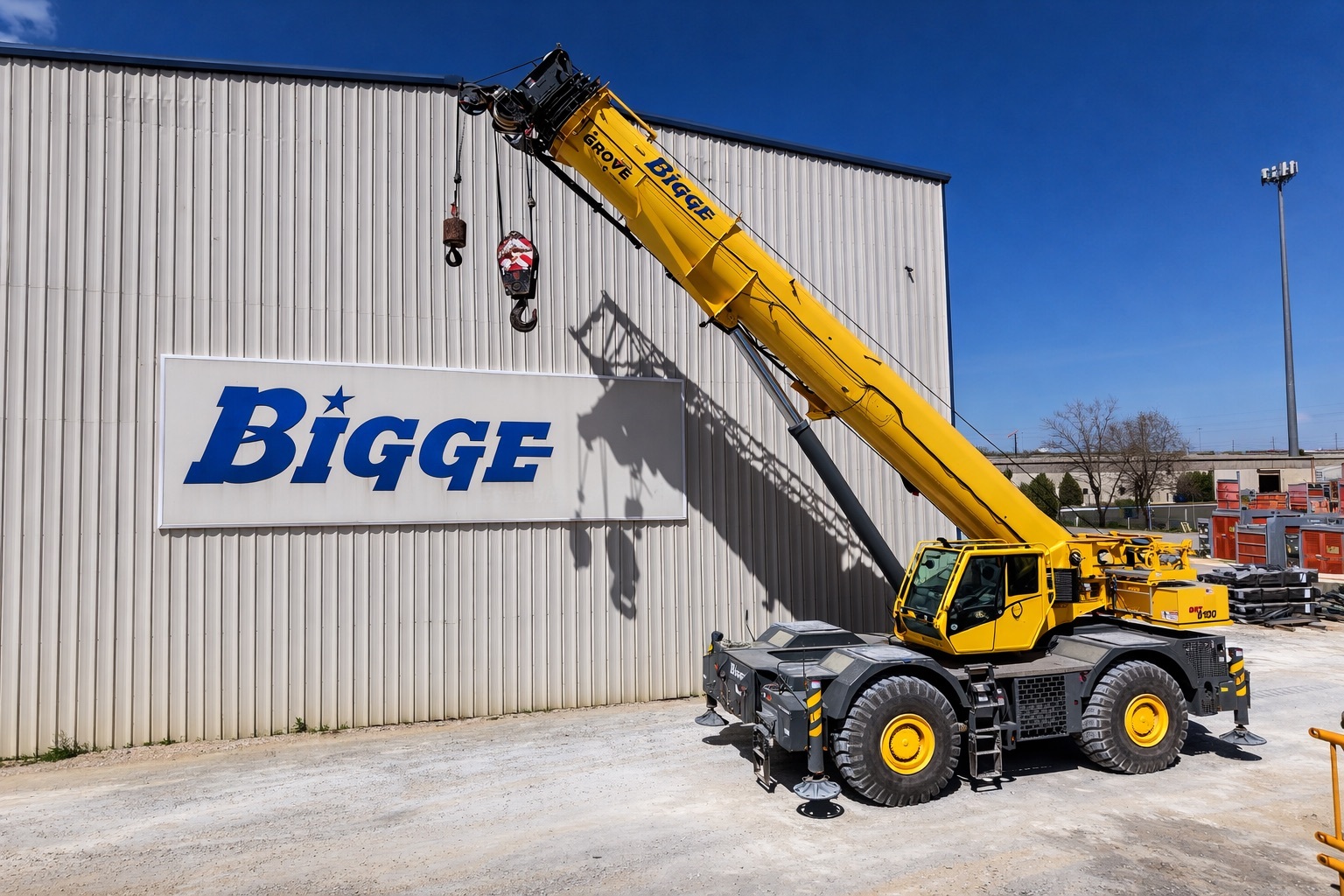 Grove GRT8100 Rough Terrain Crane For Rent | Bigge.com