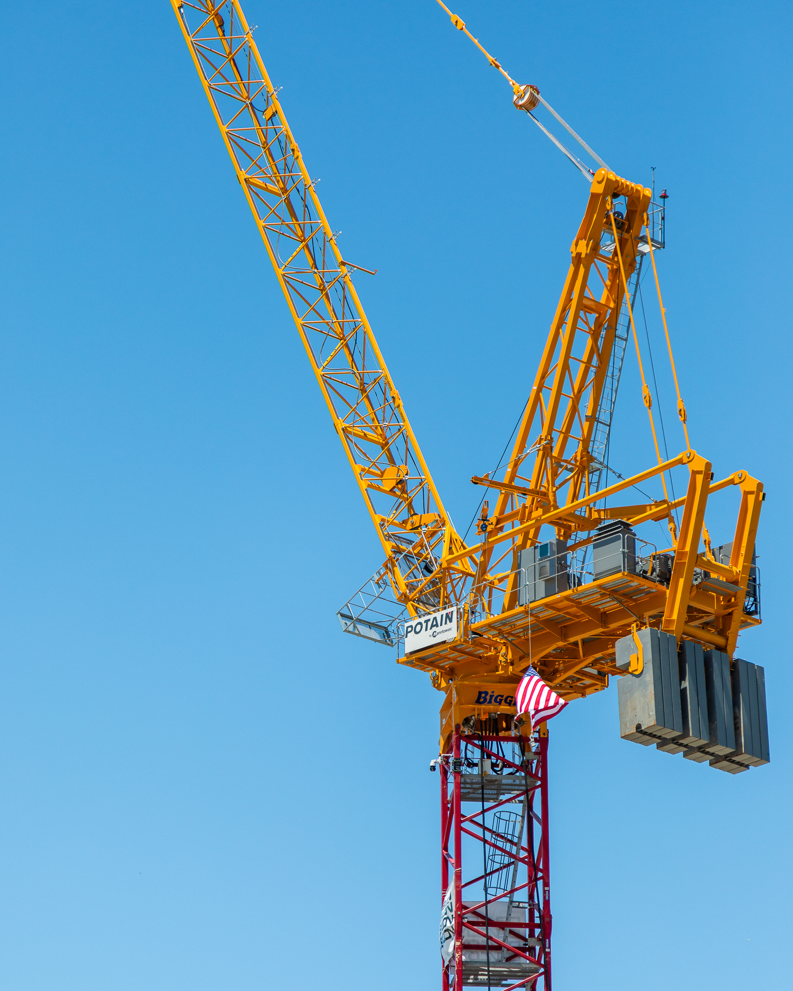2022 Potain MR 608 Luffing Jib Tower Crane For Sale | Bigge.com