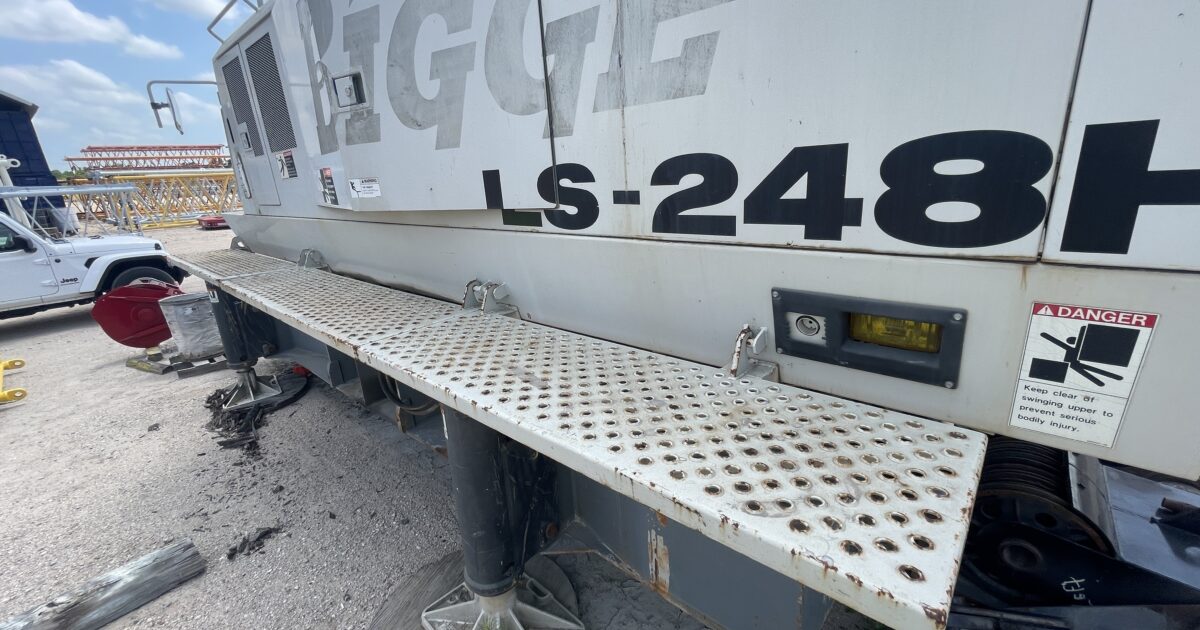 Link-Belt LS-248 Catwalk Parts For Sale | Bigge.com