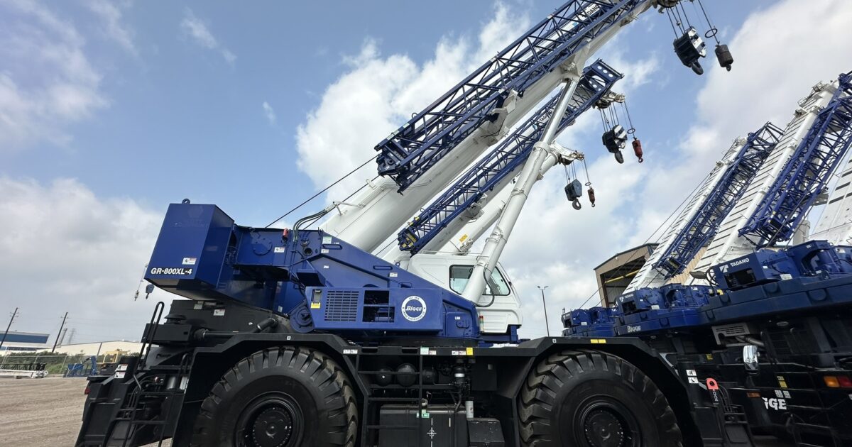2021 Tadano GR-800XL-4 Rough Terrain Crane For Sale | Bigge.com