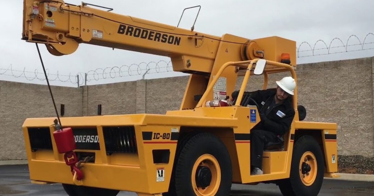 Broderson IC80 Crane Overview and Specifications