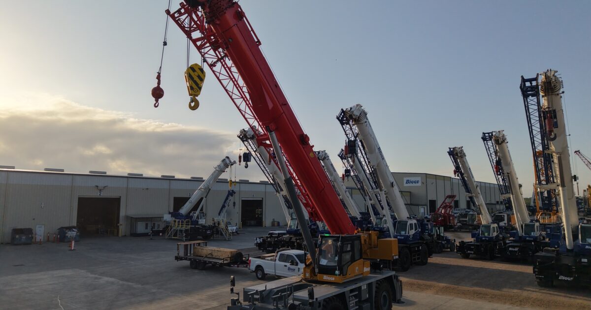 2025 SANY SRA1000A Rough Terrain Crane For Sale | Bigge.com